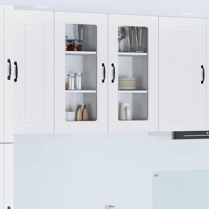vidaXL Панел за миялна машина Kalmar Бяло 40 x 31 x 80 см (884634)