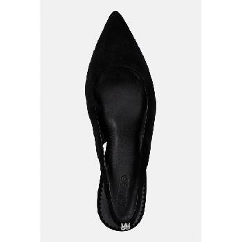 HUGO обувки с ток от велур Devany (50563600.001)