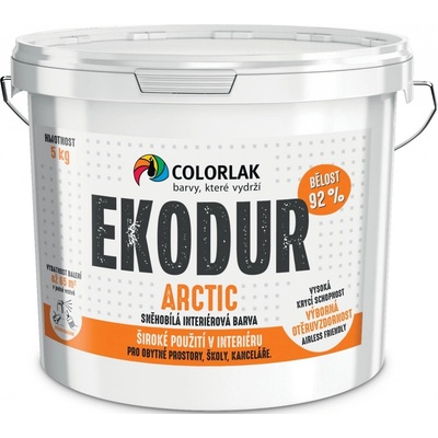 Colorlak EKODUR ARCTIC 5 kg E0502 bílá