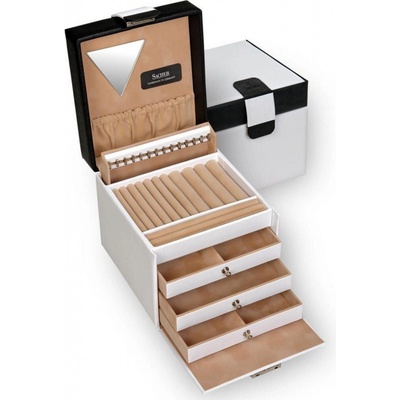 Sacher Erika Nero bianco bílá