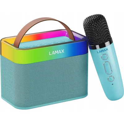 Přenosný reproduktor pro děti pro karaoke s LED mikrofonem Měnič hlasu