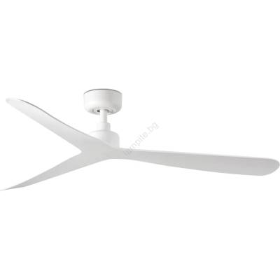 Faro Barcelona FARO 34194WT - Таванен вентилатор ROCKER M Ø 132 см, бял, с Wi-Fi (Tuya) и дистанционно управление (FA34194WT)