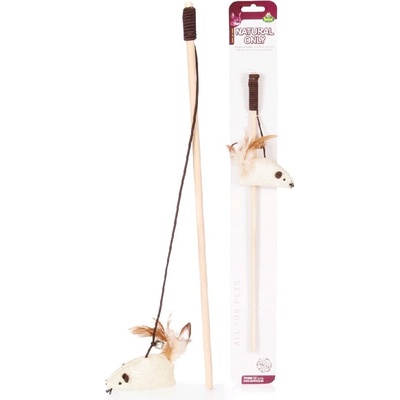 Tommi Natural Only - škádlítko s myší č.6 40cm