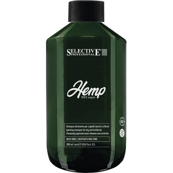 Hydratačný šampón pre suché a lámavé vlasy Selective Professional Hemp Shampoo 1000 ml