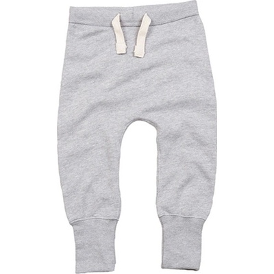 Babybugz Dětské tepláky BZ33 Heather Grey Melange