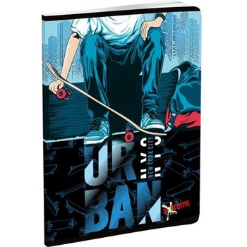 Тетрадка, A4, малки квадратчета 5 x 5 mm, офсетова хартия, спирала, 80 листа