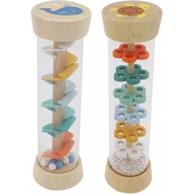 QX Игра за създаване на звуци от дъжд, дърво - 2 вида (729837)