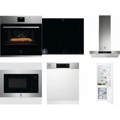 Set Electrolux KOFGH70TX + LIR60433B + LFT426X + EMS4253TEX + EEM48300IX + ENT6TF18S