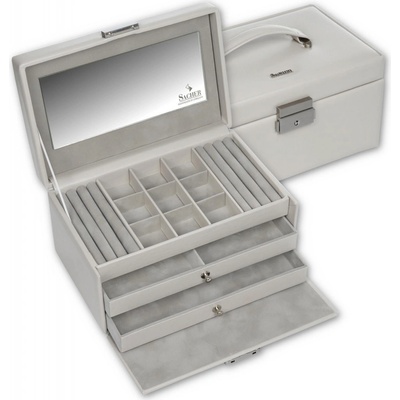 Sacher šperkovnice Elly Elegance leather 25_518_561821 béžová