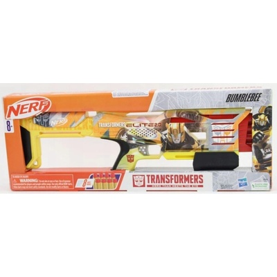 NERF TRANSFORMERS BUMBLEBEE RAKETOMET STŘÍLEJÍCÍ 8 ŠIPEK HASBRO