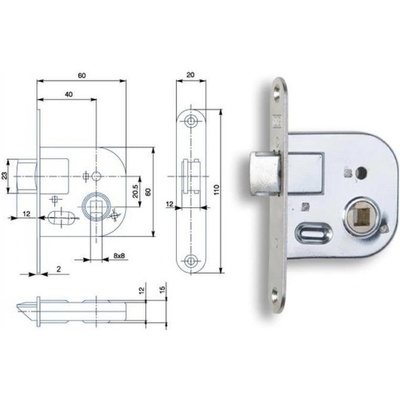 Hobes WC 01-08 72/60mm P – Zboží Mobilmania