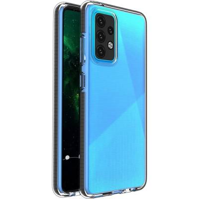 HQWear Кейс с цветна рамка Spring Case за Samsung Galaxy A52s 5G / A52 5G / A52 4G, черен (KXG0029141)