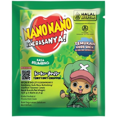 Nano Nano One Piece Star Fruit Candy 12,5 g