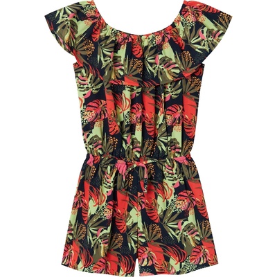 Name It Гащеризон Name It Kids' Short-Sleeve Playsuit - Sapphire/Tropic