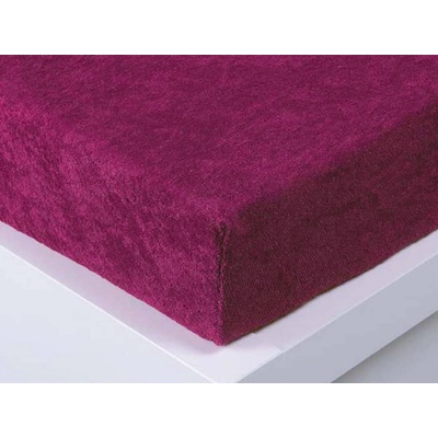 Xpose froté prostěradlo Exclusive bordó 80x160