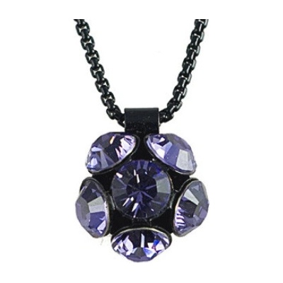 Klimm se Swarovski Elements květinka 1642 Fialový