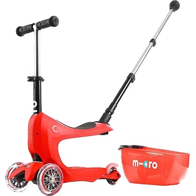 MICRO Mini2go Deluxe Plus /koloběžka červené