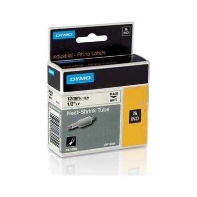 DYMO Rhino 18055, S0718300, 12mm x 1, 5m черен печат / бял фон, оригинална лента (18055)