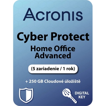 Acronis Cyber Protect Home Office Advanced 5 lic. 12 mes.