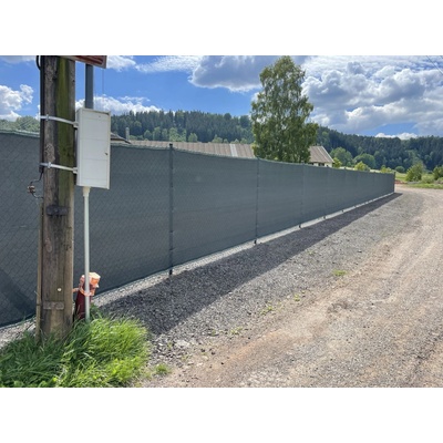 Gtex stínící tkanina rašlový úplet 100% 200g/m2 2m po 5m antracit – Zboží Dáma