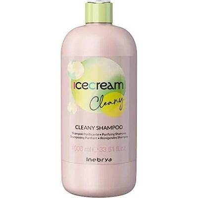 Inebrya Čisticí šampon pro citlivou pokožku hlavy Ice Cream Cleany (Cleany Shampoo) 1000 ml