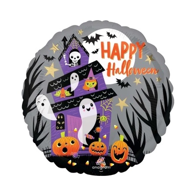 Amscan Балон от фолио, Обитавана от духове къща 43 см