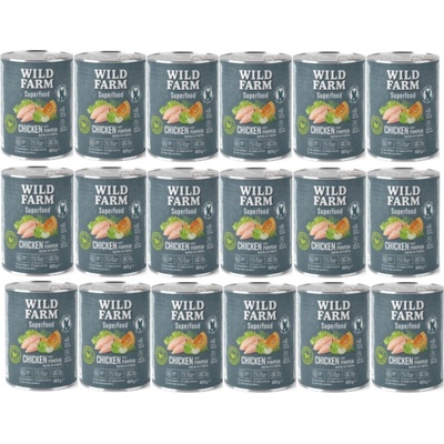 Wild Farm Superfood kuracie mäso s tekvicou jablkom a bylinkami 18 x 800 g