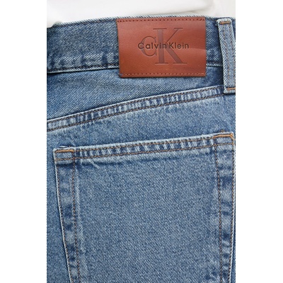 Calvin Klein Jeans къс панталон дамски деним (LV047F676G)