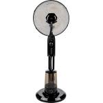 Muhler Вентилатор с водна мъгла 16" Muhler MF-1677, Мощност 75W, 3 скорости, Контейнер 3, 2 л, Таймер, Автоматична осцилация, Мехаично управление, Черен (KT-651675)