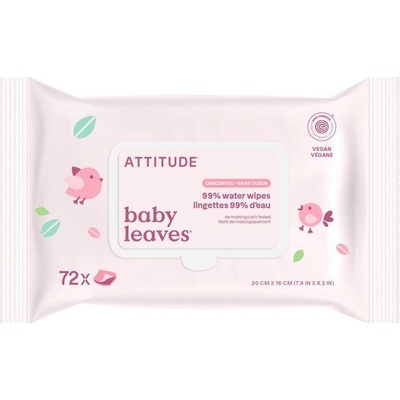 ATTITUDE Wipes bez vône 72 ks