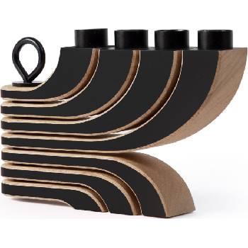 Design House Stockholm Nordic многораменен свещник, черен (1013-1000)