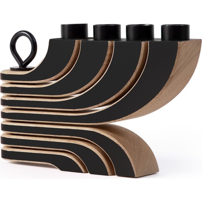 Design House Stockholm Nordic многораменен свещник, черен (1013-1000)