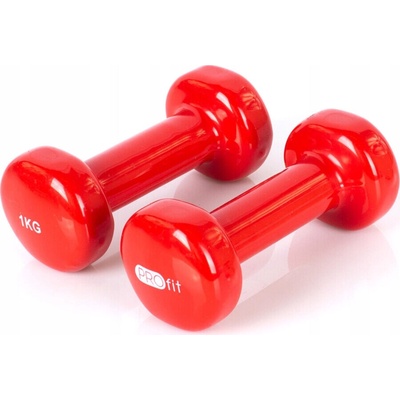 Profit Vinylové činky 2 x 1 kg 2 ks