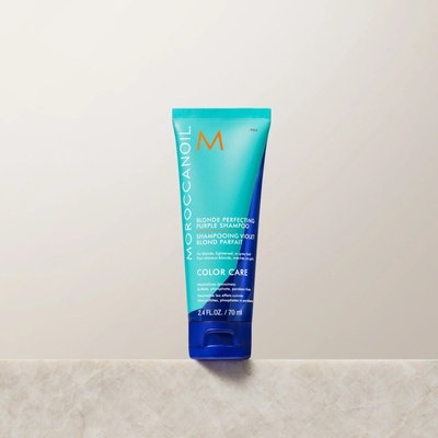 Moroccanoil Blonde Perfecting šampon pro blond vlasy 70 ml