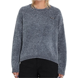 Volcom Дамски пуловер Volcom Women's Bubble Tease Sweater Jumper - Storm Blue (117-3791-0214)