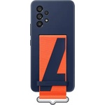 Samsung Galaxy A53 5G Silicone Cover with strap navy (EF-GA536TNEGWW)