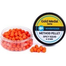 NOVÁK FEEDER Gold Medal Method Pellet 6-8mm Spicy Squid, 25g