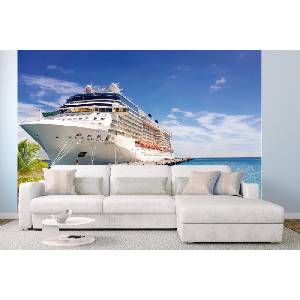 DIMEX ART Самозалепваща се флизелинова фототапета луксозен круизен кораб 375 x 250 см
