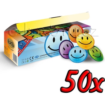 Image 1 of EXS Condoms Smiley Face 50 pack