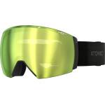 Atomic Ски маска Atomic Revent Q HD Photo Cat. 3-1 + Clear Lens Ski goggles - Black / Green Gold HD Photo (417-3749-0111)