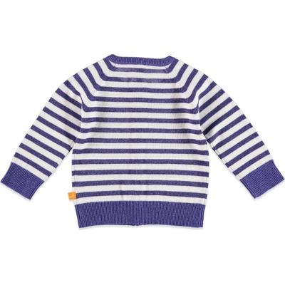 BabyFace Памучна детска жилетка за момиче, Babyface, на райе (5208372-2)