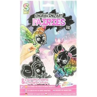 Ditipo Škrabacie obrázky magnetky Víly