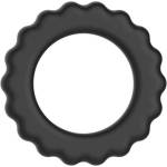 Chisa-novelties Силиконов пенис ринг и пристегач "dien black