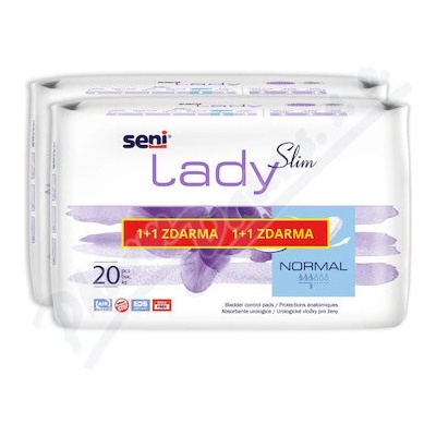 Seni Lady Slim Normal 1+1 2 x 20 ks
