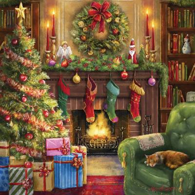 Bluebird Puzzle - Puzzle Cozy Christmas Evening - 1 000 piese