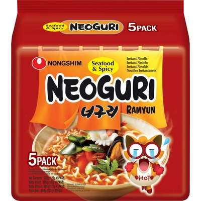 Nongshim Instant Noodles Seafood Neoguri pikantní 0,6 kg