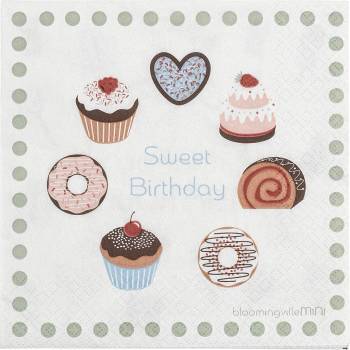 Bloomingville Хартиени салфетки Sweets 20 бр (82062581)