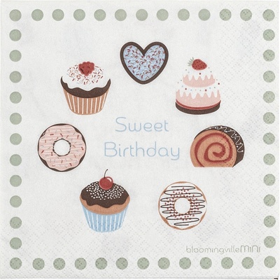 Bloomingville Хартиени салфетки Sweets 20 бр (82062581)