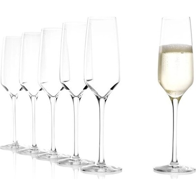Stölzle Sklenice na šampaňské Lausitz Experience Elegantní sklenice na 6 x 190 ml