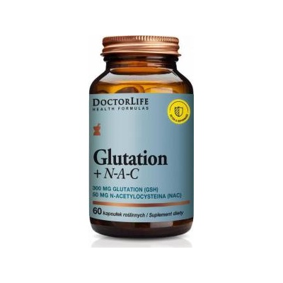 Doctor Life Doctor life_glutathione n-a-c dietary supplement supporting watrobe 60 capsules